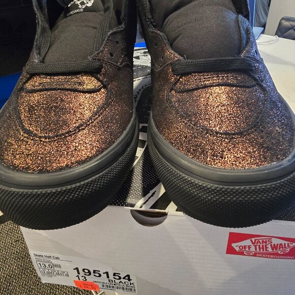 Vans Skate Half Cab Metallic Bronze VN0A2Z34B0Z Men's Size 12 Skate Shoes NEW - Picture 6 of 13